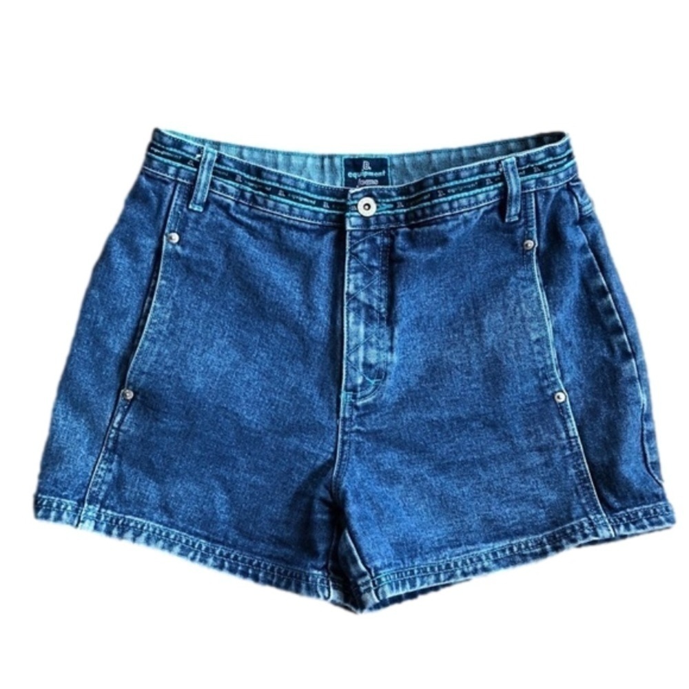 𝅺VINTAGE B. Equipment high waist denim mom jeans shorts size 11